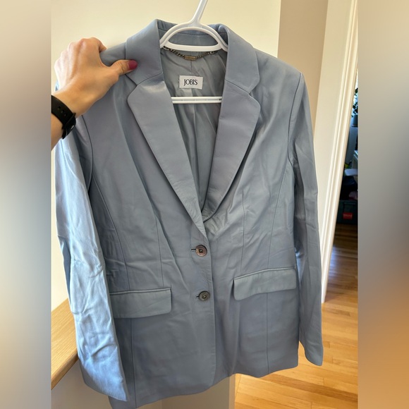 Jobis - Blue Leather Jacket - Picture 8 of 8